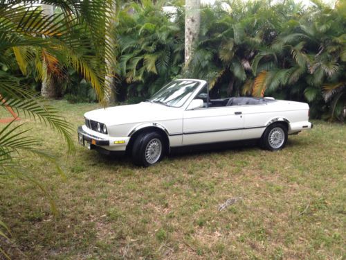 1987 bmw 325i convertible nr no reserve!!!  clean car fax!! relisted