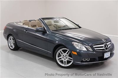 5-days *no reserve* &#039;11 e350 convertible p1 nav 1-owner off lease carfax w-ty