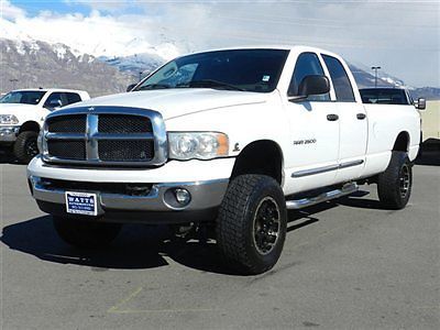 Dodge ram quad cab slt 4x4 cummins diesel longbed custom lift tires wheels