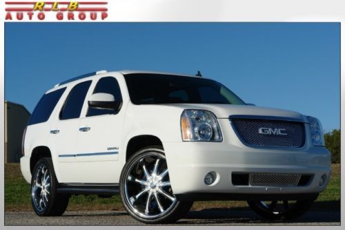 2013 yukon denali awd simply like new 24 inch chrome wheels below wholesale!