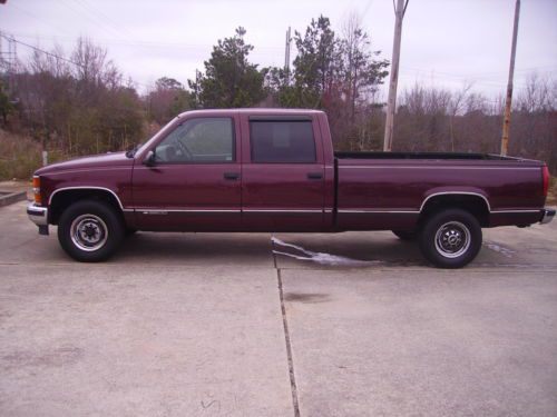 2000 chevrolet c/k 3500 single wheel work truck 5.7 liter gas engine runs good