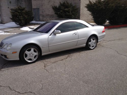 2004 cl500 silver with black interior
