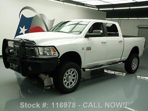 2010 dodge ram 2500 lonestar crew 4x4 diesel lifted 38k texas direct auto