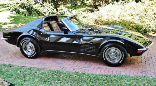 Unreal condition1972 chevrolet corvette t-tops matching number loaded a/c sweet