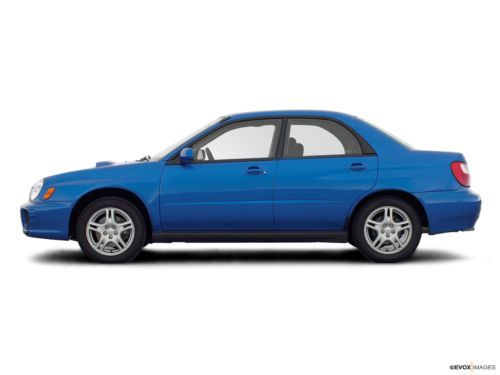 2002 subaru impreza wrx sedan 4-door 2.0l