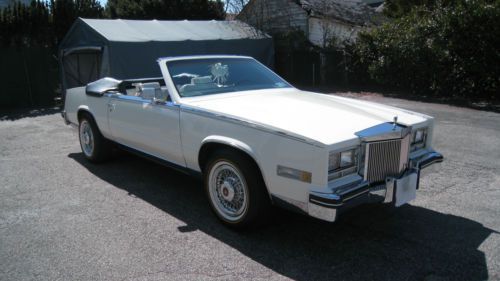 1985 cadillac eldorado biarritz convertible 2-door 4.1l