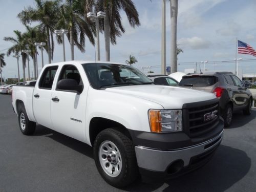 2010 gmc sierra 1500 crew cab work truck bedliner tow power pkg more! automatic