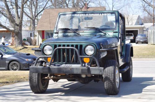 Jeep wrangler tj 4x4 project rebuildable clean title needs tlc repairable lifted