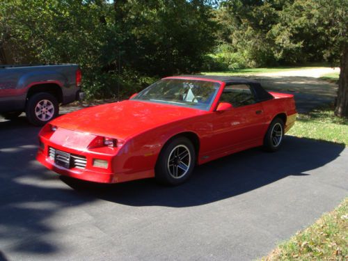 1990 camaro rs convertible