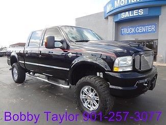 04 f250 harley davidson 4x4 6.0 powerstroke diesel black/black sunroof nav look