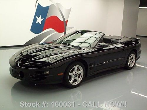 2000 pontiac firebird trans am ws6 convertible auto 13k texas direct auto