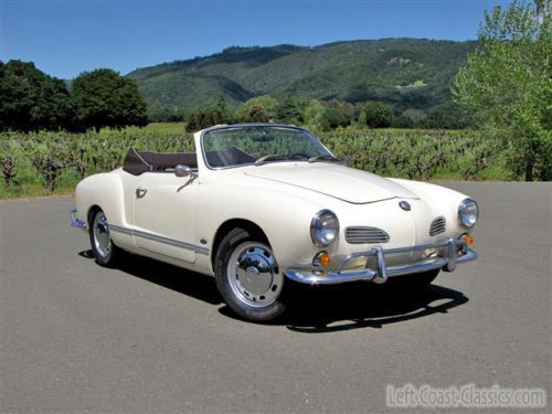 1967 vw karmann ghia convertible, new paint, new top, rebuilt engine, immaculate