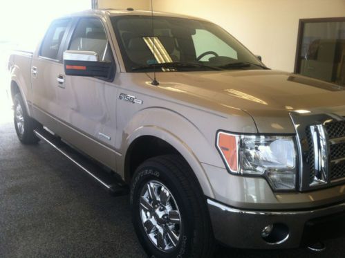2012 ford f150 lariat pale adobe leather