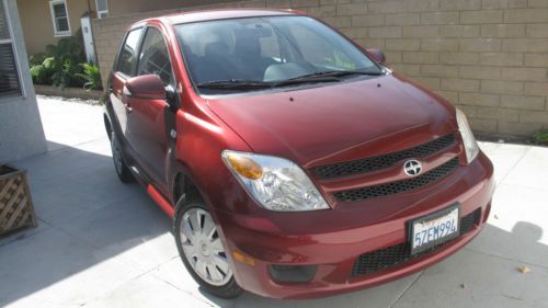 Clean &amp; sporty burgundy 2006 scion xa