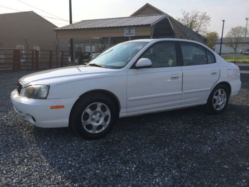 2003 hyundai elantra 4 dr manual 4 cyl no reserve sunroof runs great gas saver