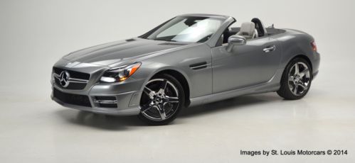 2013 mercedes-benz slk250 roadster palladiumsilver ash 1-owner trade