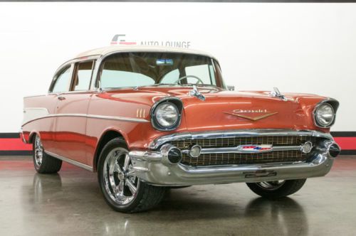 1957 Chevy Bel Air 2 Door Hardtop Coupe Tri Five Vintage Air Cragar Wheels Discs, US $29,888.00, image 3