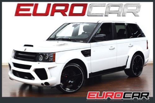 2012 land rover range rover sc white mansory carbon fiber kit luxury suv