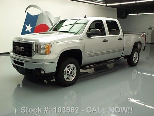 2011 gmc sierra 2500 hd crew z71 4x4 leather 6-pass 45k texas direct auto