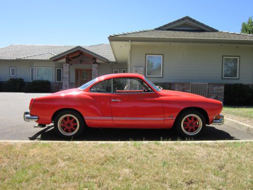 1972 vw karman ghia, mostly restored, only 35,000 original miles, clean &amp; ready