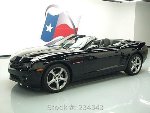 2013 chevy camaro convertible rs auto leather 20&#039;s 3k!! texas direct auto