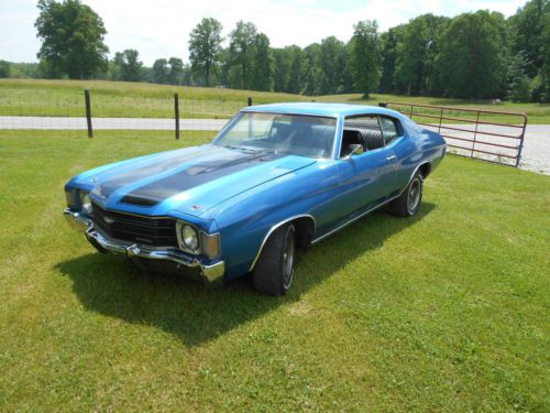 1972 chevrolet chevelle malibu hardtop 2-door 5.7l