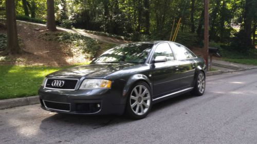 2003 audi  rs6  no reserve  twin turbo 450 hp 52k miles