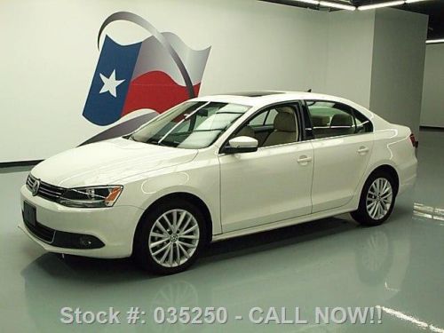 2011 volkswagen jetta sel htd seats sunroof nav 38k mi texas direct auto