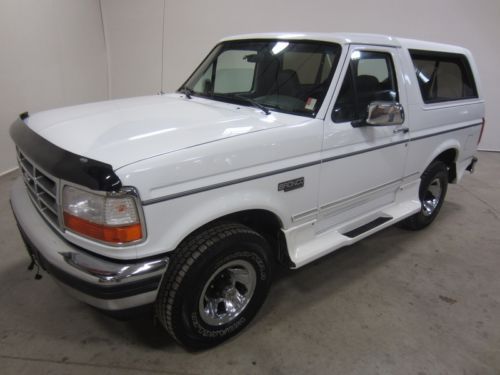 1996 ford bronco xlt 5.8l v8 auto 4x4 leather 2 co owner 80+pics