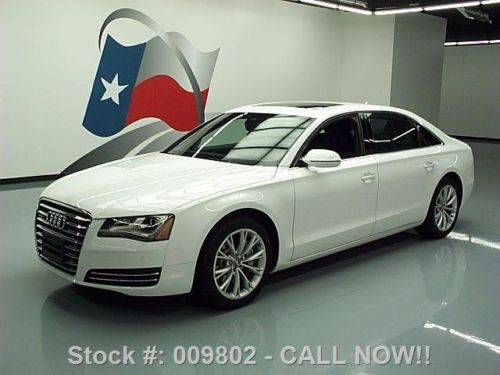 2013 audi a8 l 3.0t quattro awd sunroof nav 19&#039;s 12k mi texas direct auto