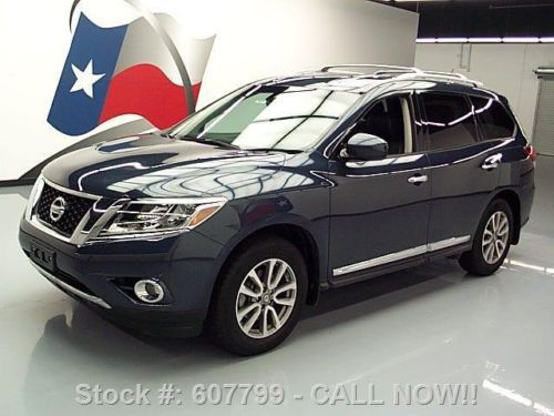 2013 nissan pathfinder sl htd leather rear cam tow 26k texas direct auto