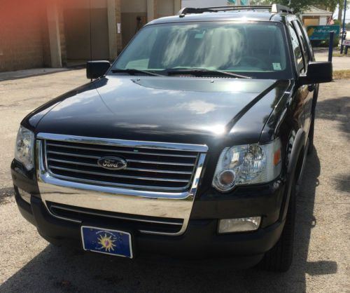 2007 ford explorer xlt - black, low miles