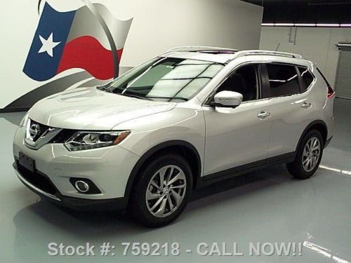 2014 nissan rogue sl pano sunroof nav rear cam 5k miles texas direct auto