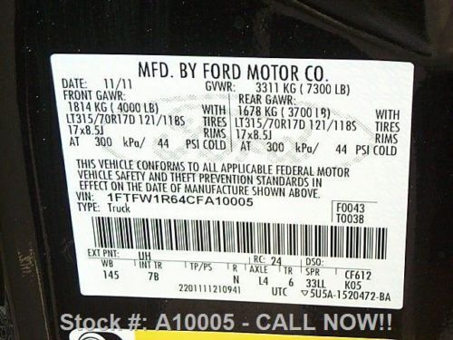 2012 FORD F150 SVT RAPTOR CREW 4X4 SUNROOF LEATHER NAV TEXAS DIRECT AUTO, US $48,980.00, image 11