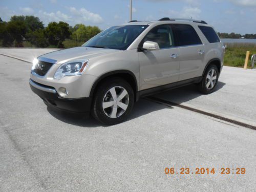 2010 gmc acadia fwd slt1 rear camera, bose sound, towing package