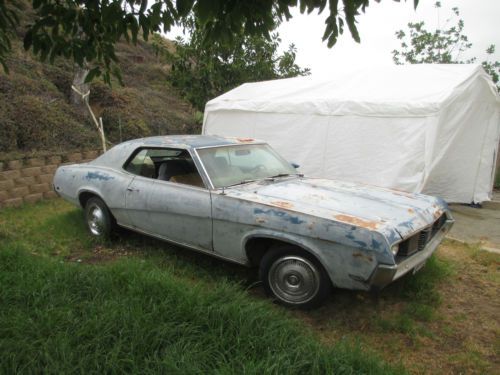 1969 mercury cougar xr7 all original 351ci fmx auto a/c california