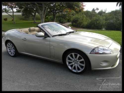 08 xk convertible clean carfax navigation luxury pkg push button start xenon fl