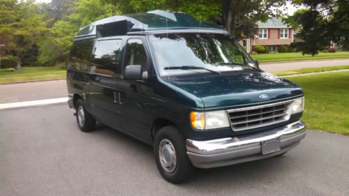 1994 ford club wagon handicap wheelchair lift van for paraplegic or other. mint!