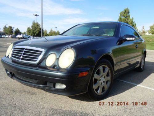 &#039;02 mb clk320 coupe &#034;very nice&#034; orient blue/gray well-maintained!