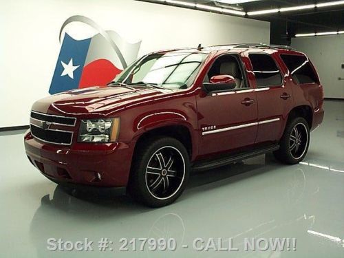 2011 chevy tahoe lt leather dual dvd 22&#034; wheels 63k mi texas direct auto