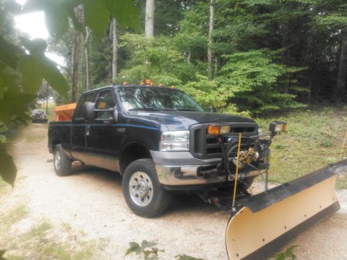 F250 4wd Blue 4 door Snow plow Salt spreader, US $8,000.00, image 2