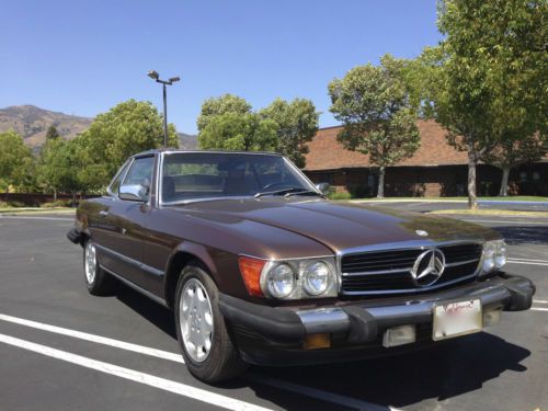 1986 mercedes-benz 560sl base convertible 2-door 5.6l