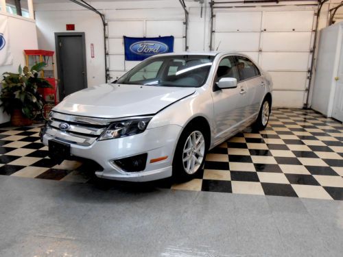 2012 Ford Fusion SEL Leather 40K NO RESERVE Salvage Rebuildable Damaged Project, image 2