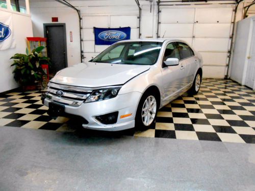 2012 Ford Fusion SEL Leather 40K NO RESERVE Salvage Rebuildable Damaged Project, image 3