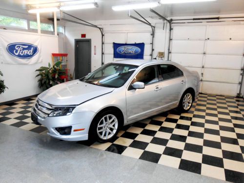 2012 Ford Fusion SEL Leather 40K NO RESERVE Salvage Rebuildable Damaged Project, image 5