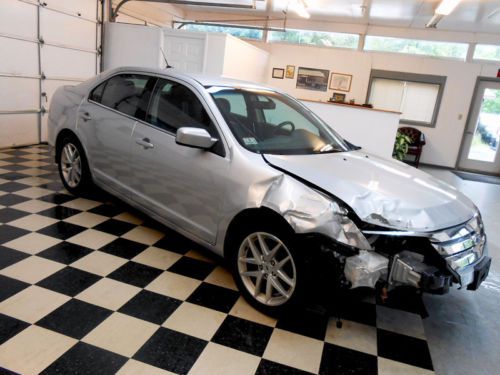 2012 Ford Fusion SEL Leather 40K NO RESERVE Salvage Rebuildable Damaged Project, image 27