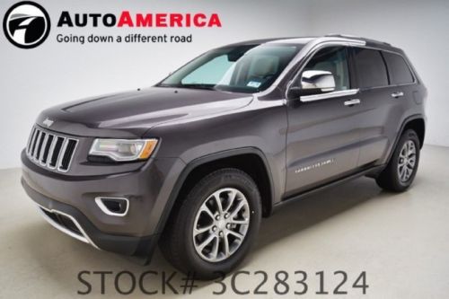 2014 jeep grand cherokee ltd 22k miles vent leather nav rearcam sunroof aux usb