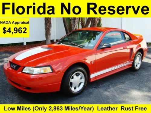 No reserve hi bid wins low miles serviced leather rust free automatic fla 2000