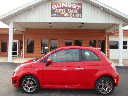 2012 fiat 500 sport, abarth front fascia automatic leather mp3 bluetooth spoiler