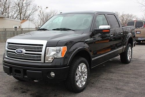 2010 ford f-150 platinum crew cab pickup 4-door 5.4l 4x4 warranty one owner